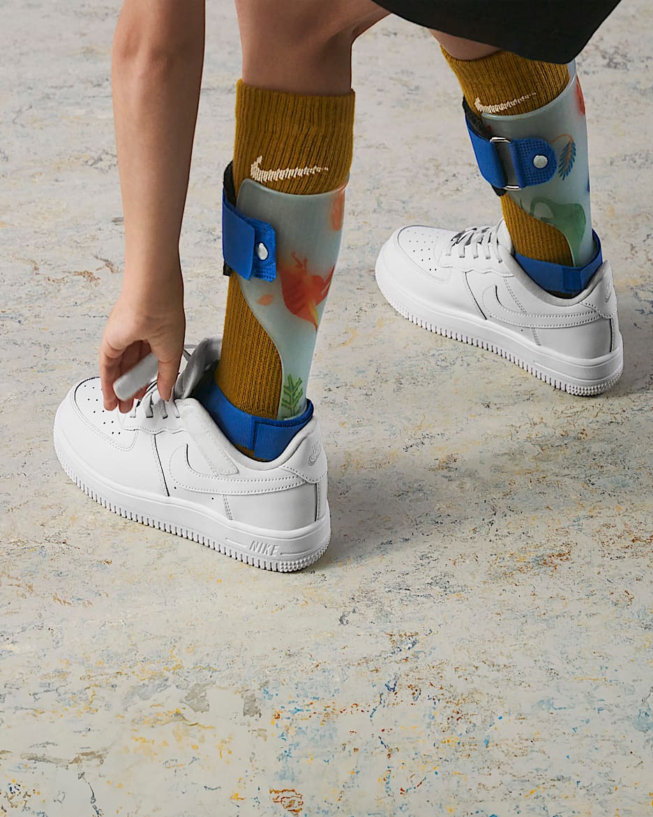 Calzado para ninos de preescolar Nike Force 1 Low EasyOn. Nike MX
